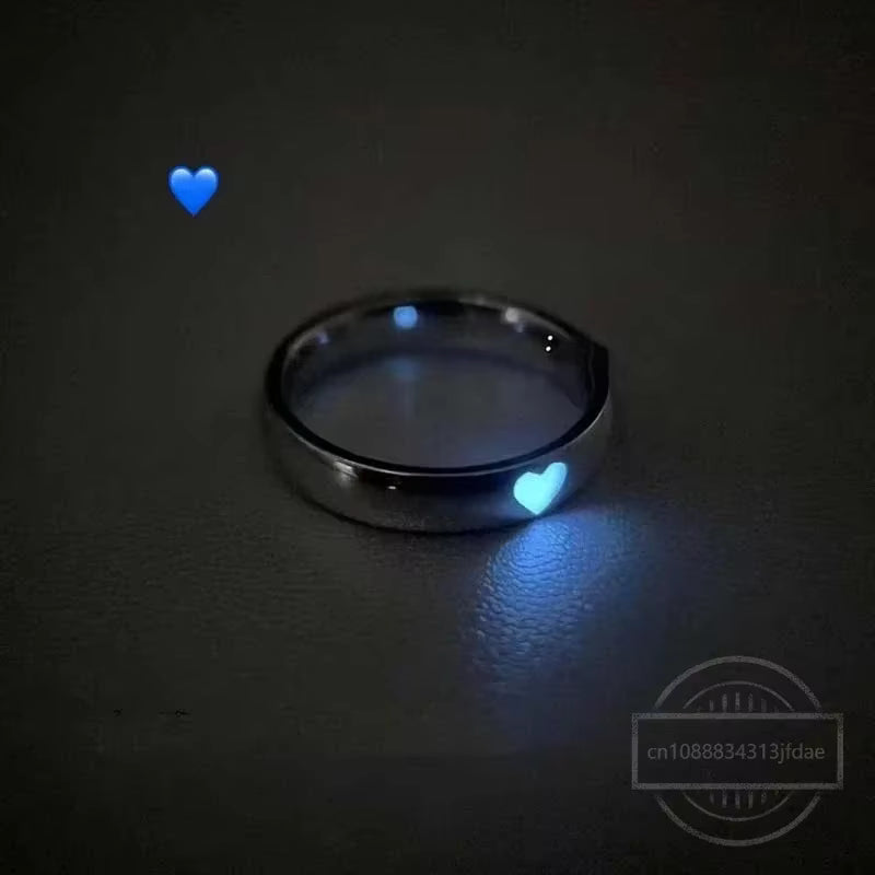 Blue Pink Glow Rings