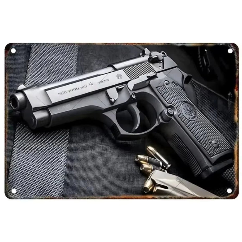 Tactical Metal Sign
