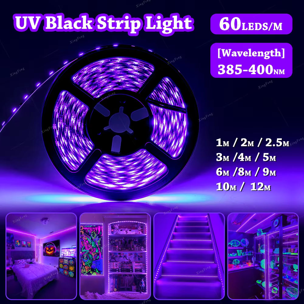 UV Black Strip Light
